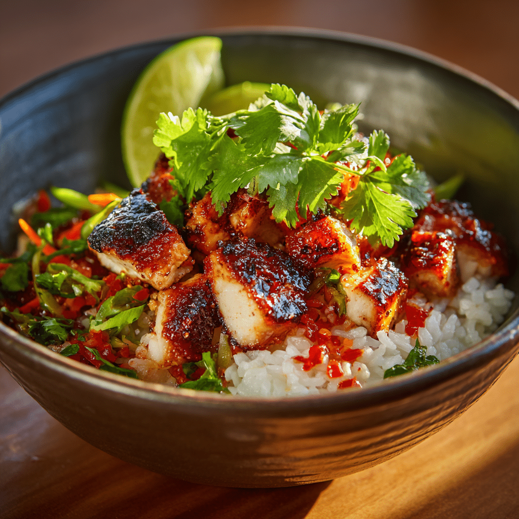 Lemon Garlic Chicken with Rice Recipe - Recipe Image