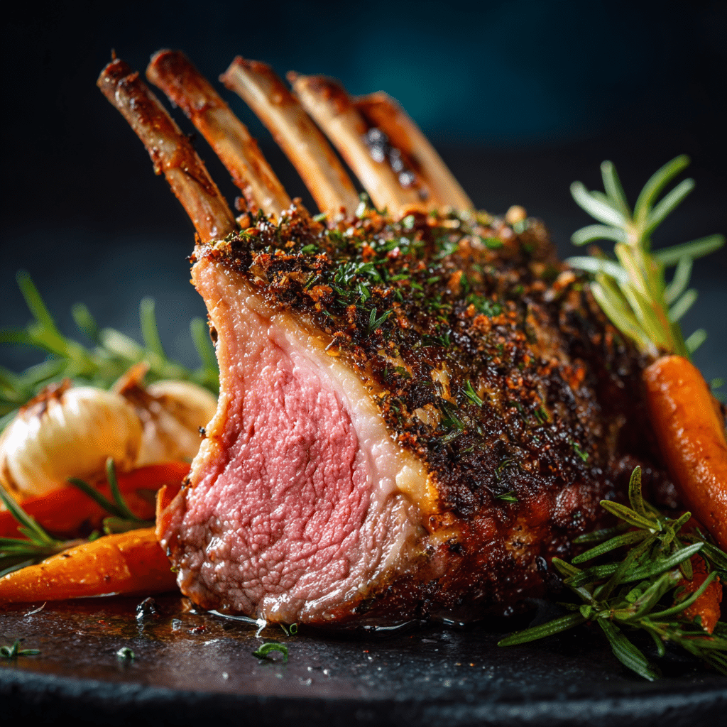 Roasted Rack of Lamb Recipe - Recipe Image