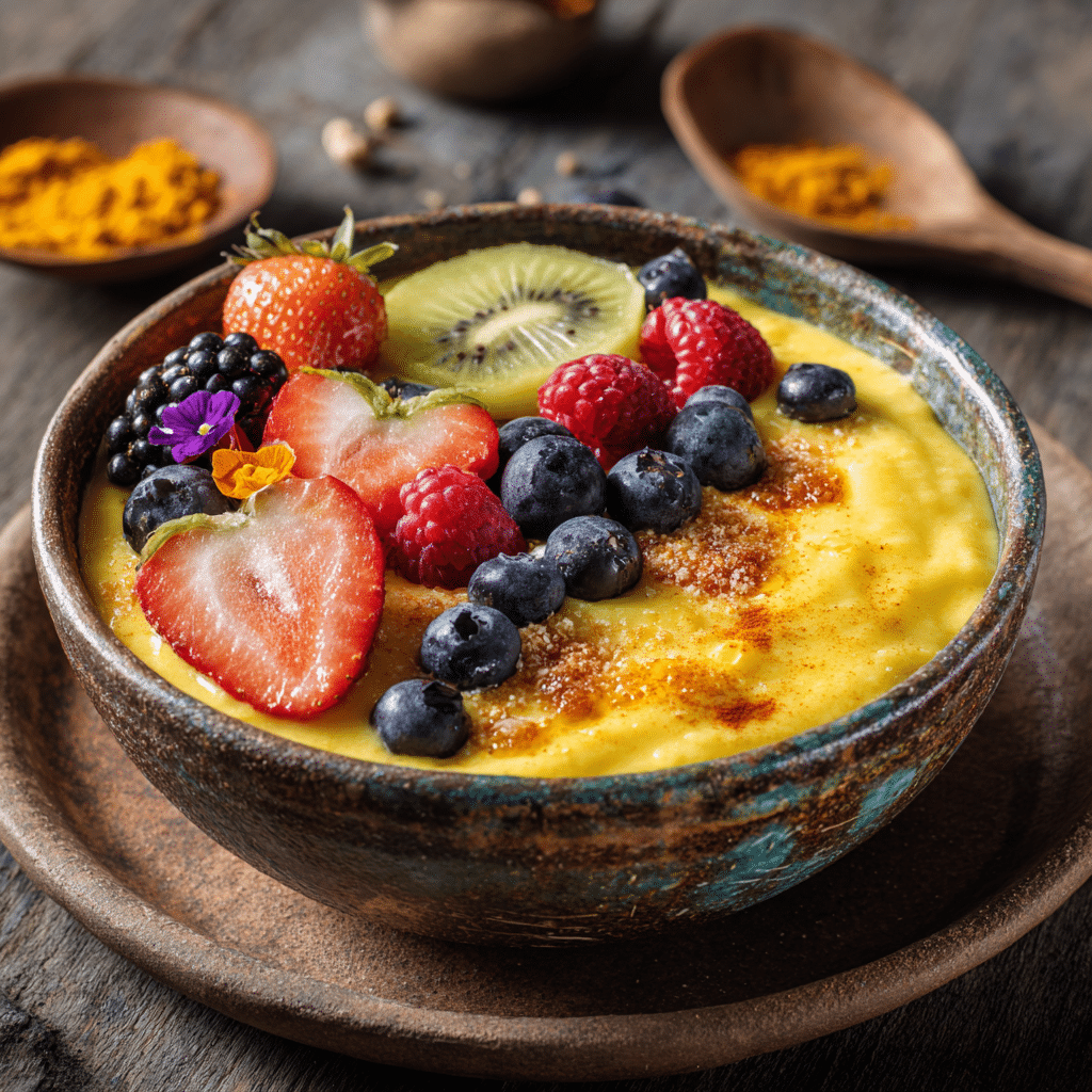Golden Dragon Smoothie Bowl: Turmeric Sunrise Recipe - Recipe Image