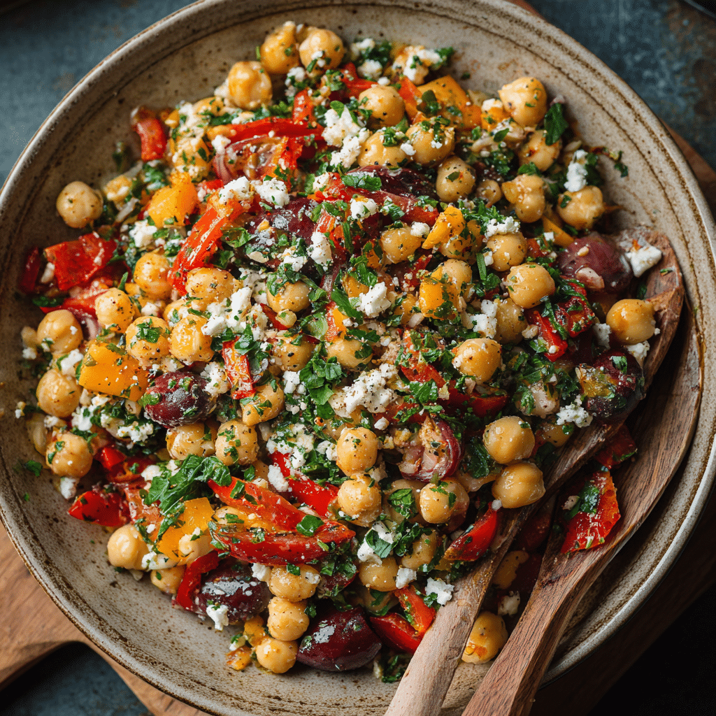 Mediterranean Chickpea Salad Recipe - Recipe Image