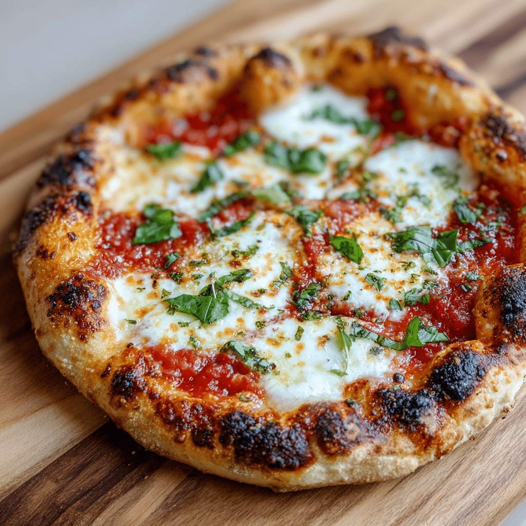 Margherita Oven Pizza Recipe - Recipe Image