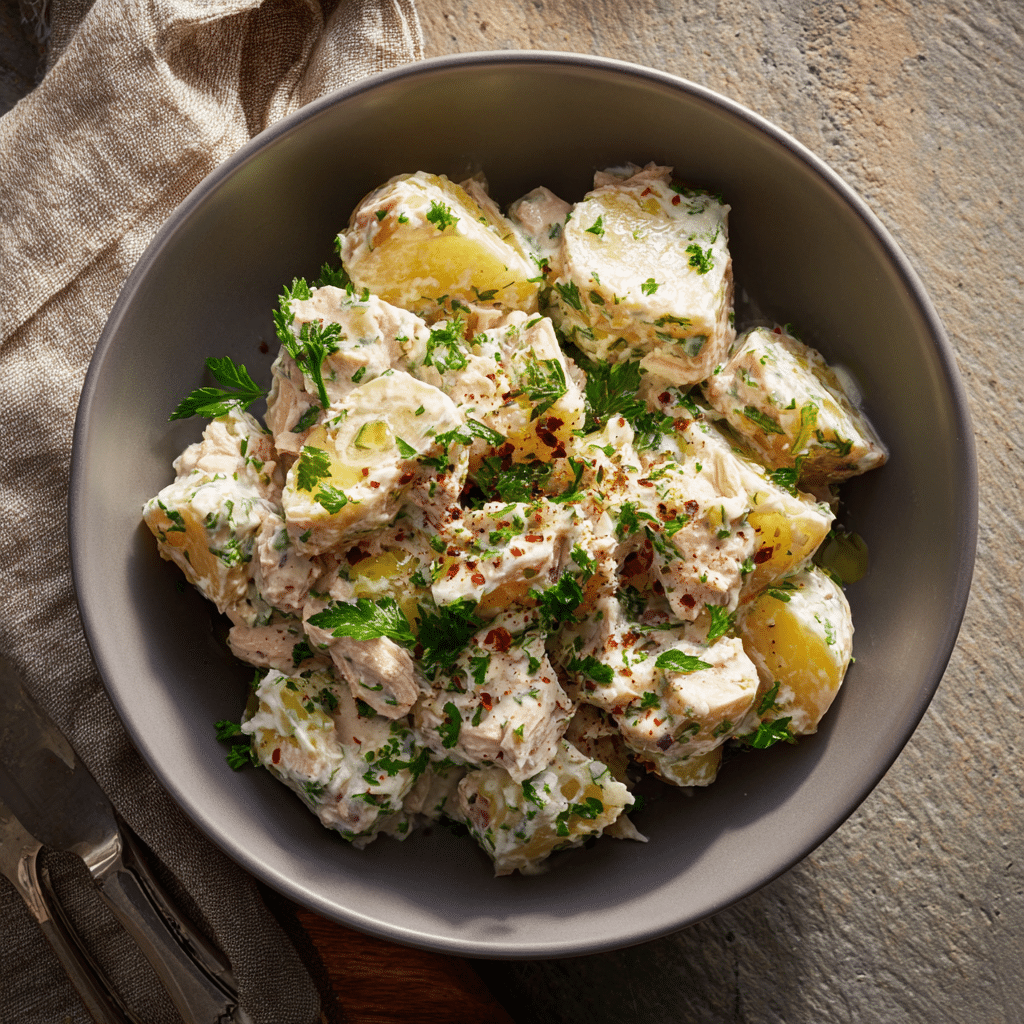 Tuna & Potato No-Bake Salad Recipe - Recipe Image