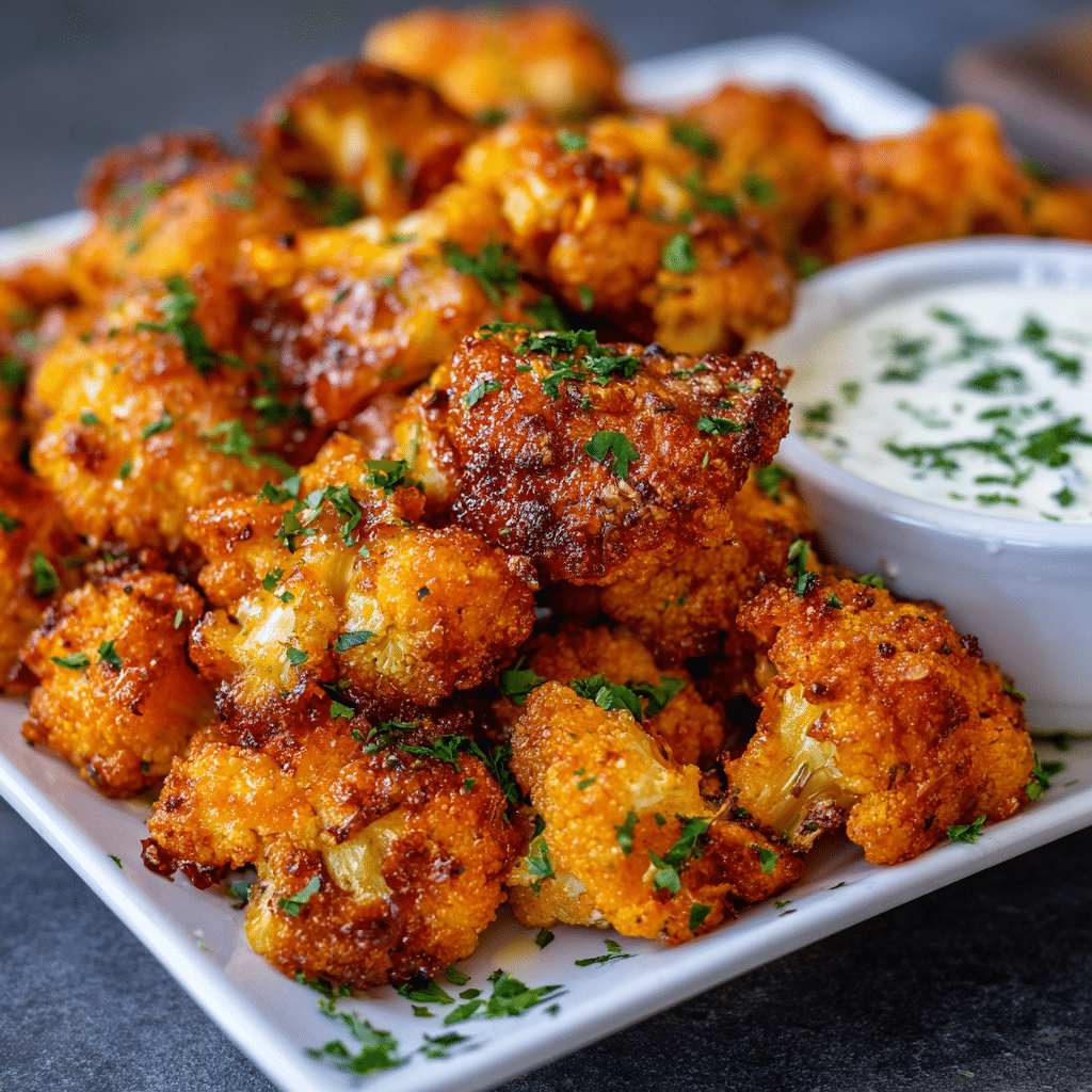 Buffalo Cauliflower Bites Recipe - Recipe Image