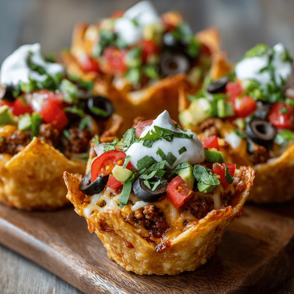 Loaded Nacho Cups Recipe - Recipe Image