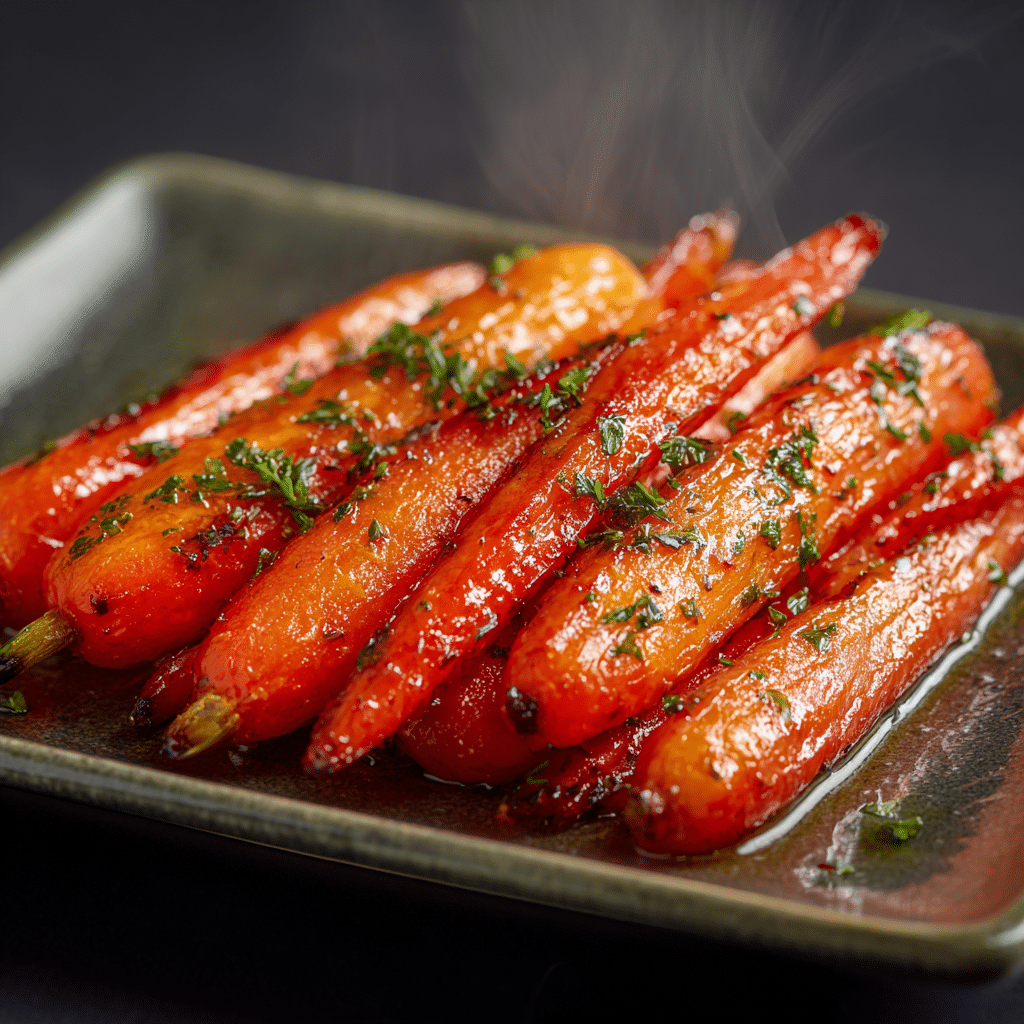 Garlic Parmesan Roasted Carrots Recipe - Recipe Image