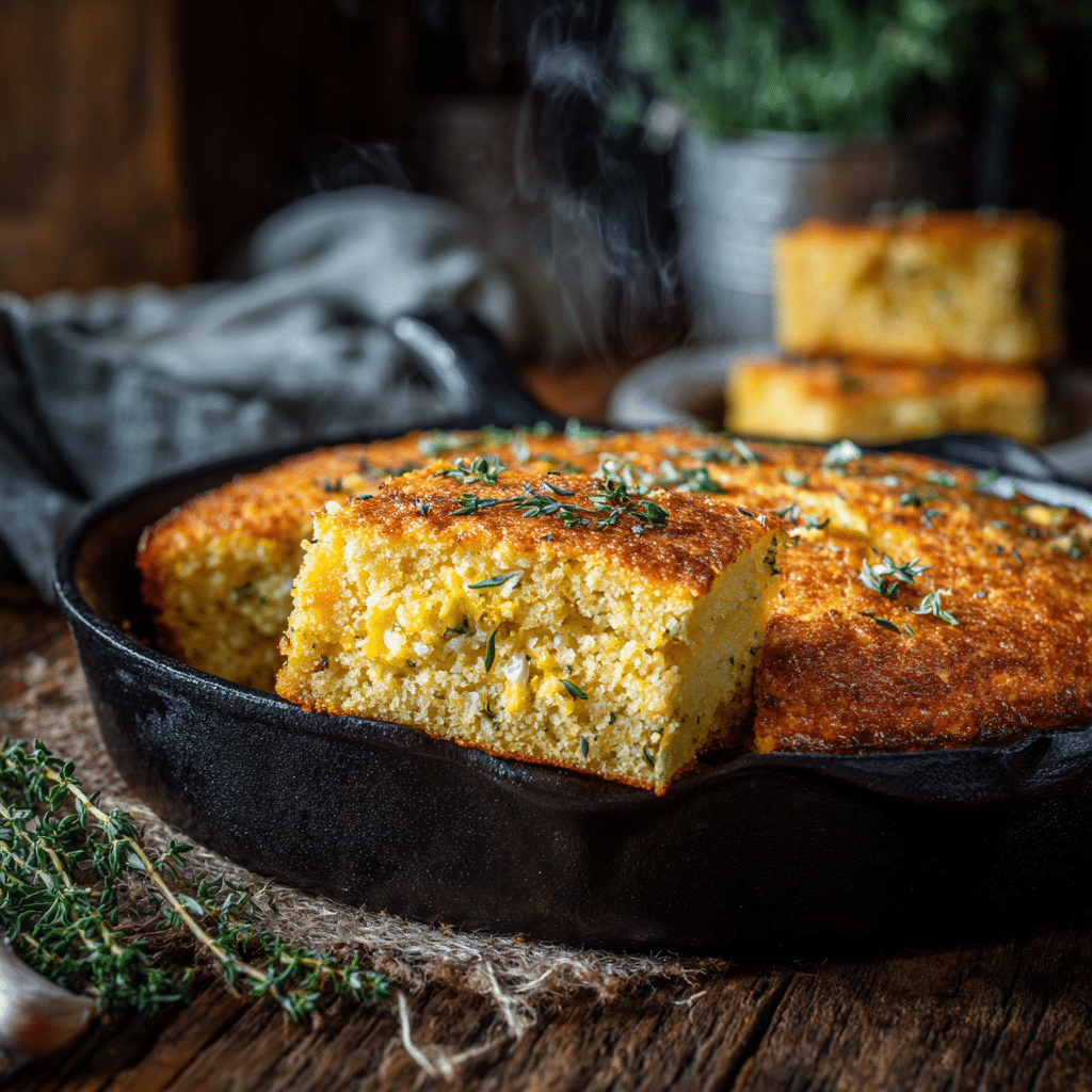 Savory Cornbread Bake Recipe - Recipe Image