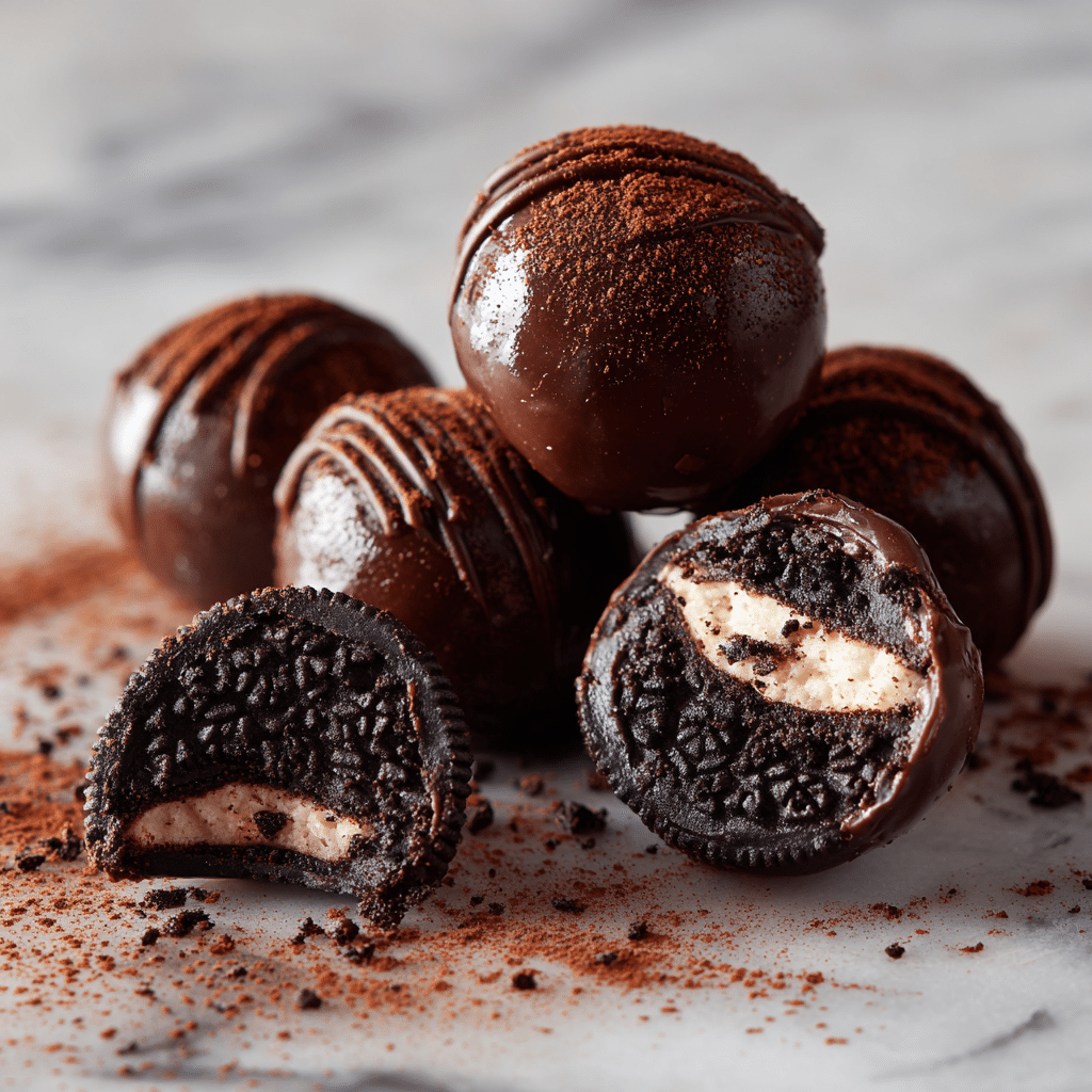 No-Bake Oreo Balls Recipe - Recipe Image