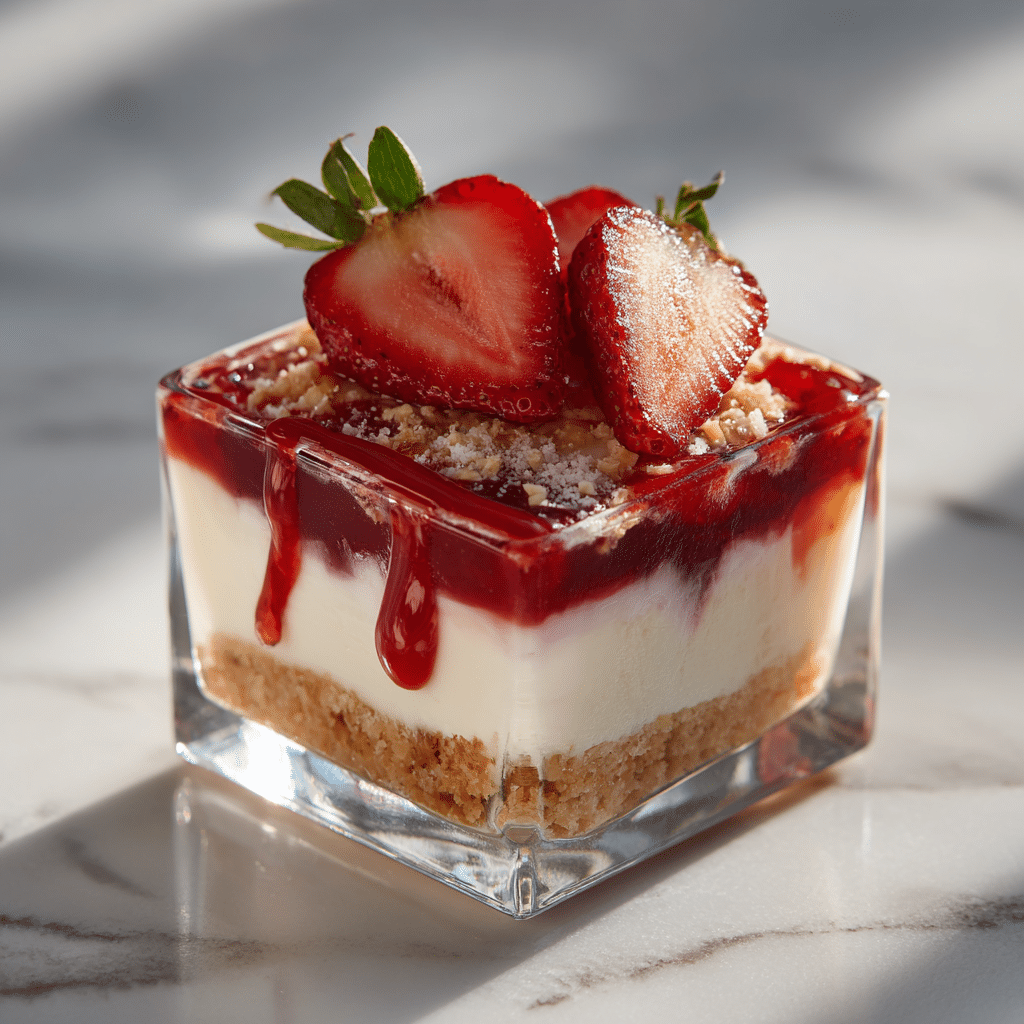 Strawberry Cheesecake Parfait Recipe - Recipe Image