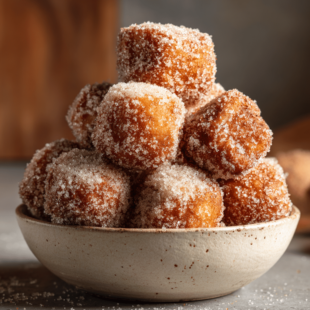 Cinnamon Sugar Donut Holes Recipe - Recipe Image