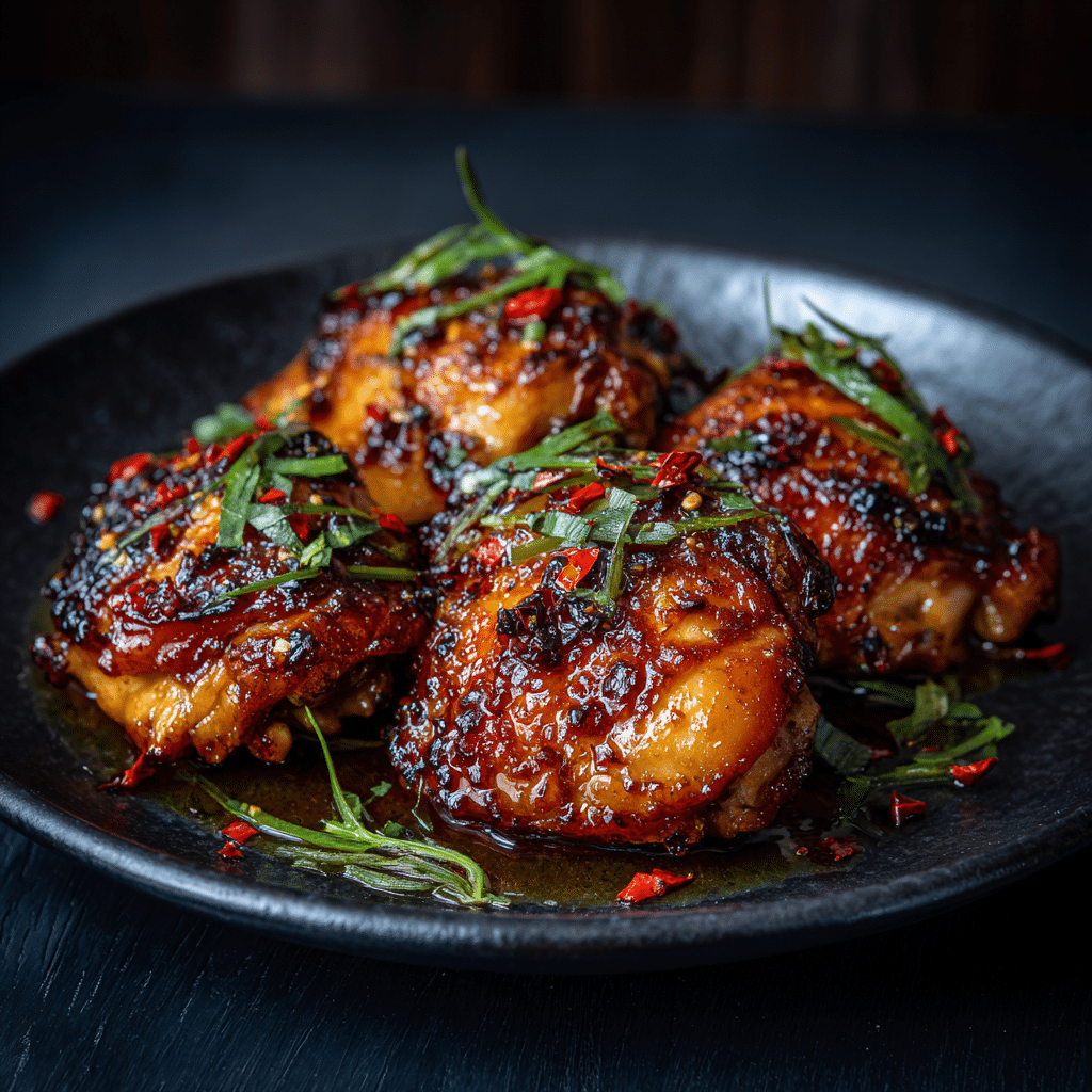 Spicy Honey Glazed Chicken Recipe - Recipe Image