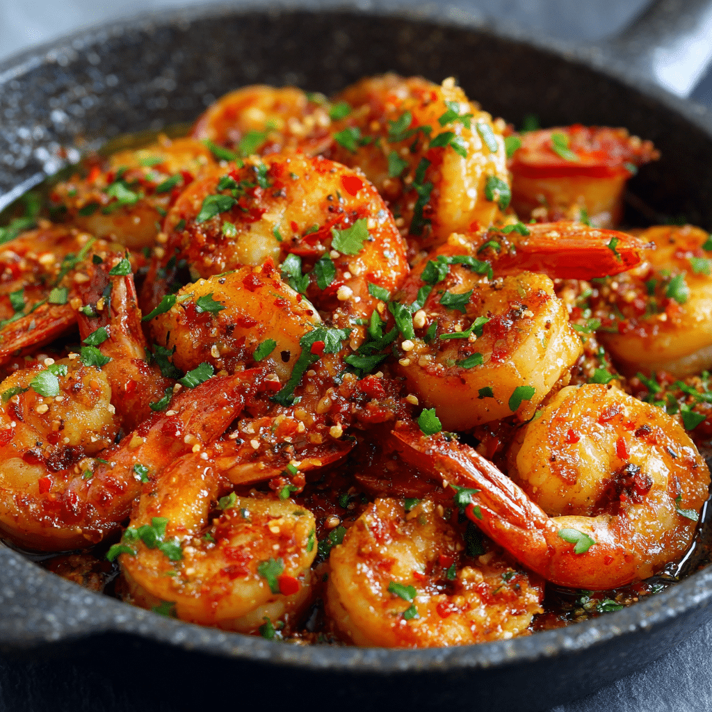 Spicy Garlic Shrimp Recipe - Recipe Image
