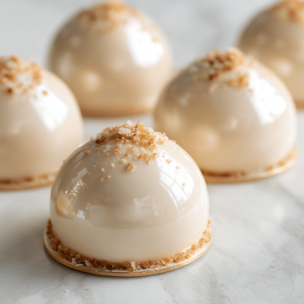 Coconut Vanilla Pearl Domes Recipe - Recipe Image
