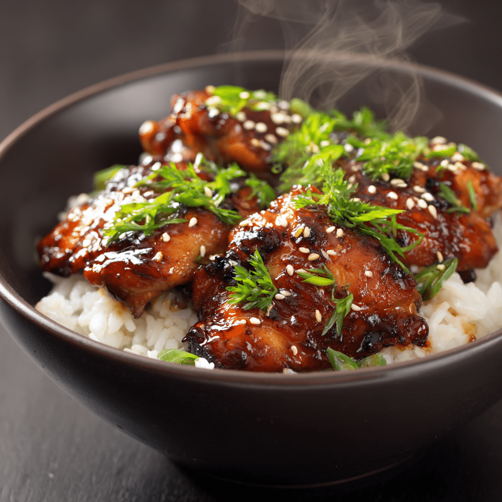 Spicy Chicken Rice Bowl Recipe - Recipe Image