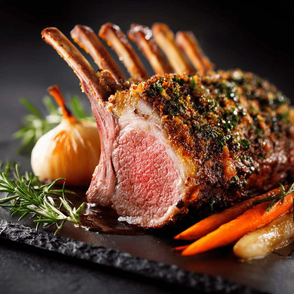 Roasted Rack of Lamb Recipe - Recipe Image