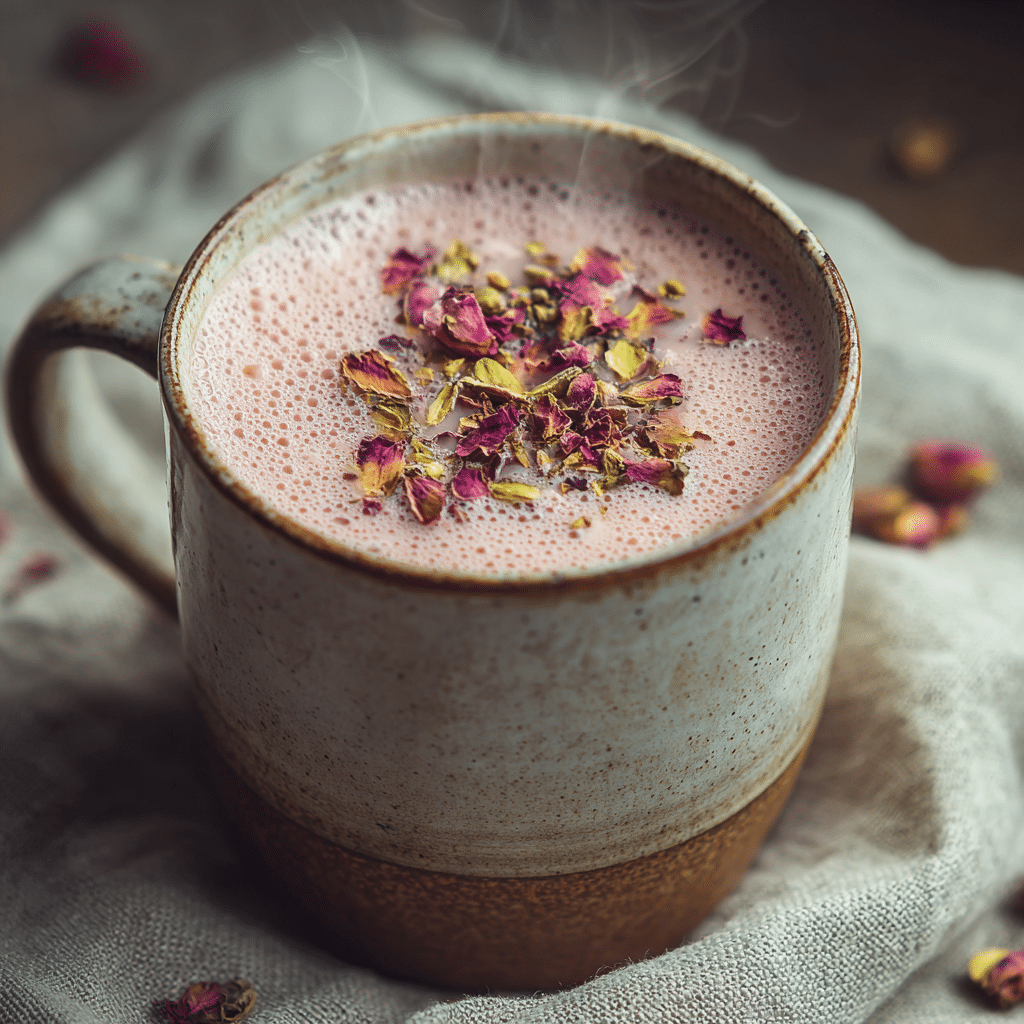 Kashmiri Chai - Authentic Pakistani Pink Tea Recipe - Recipe Image
