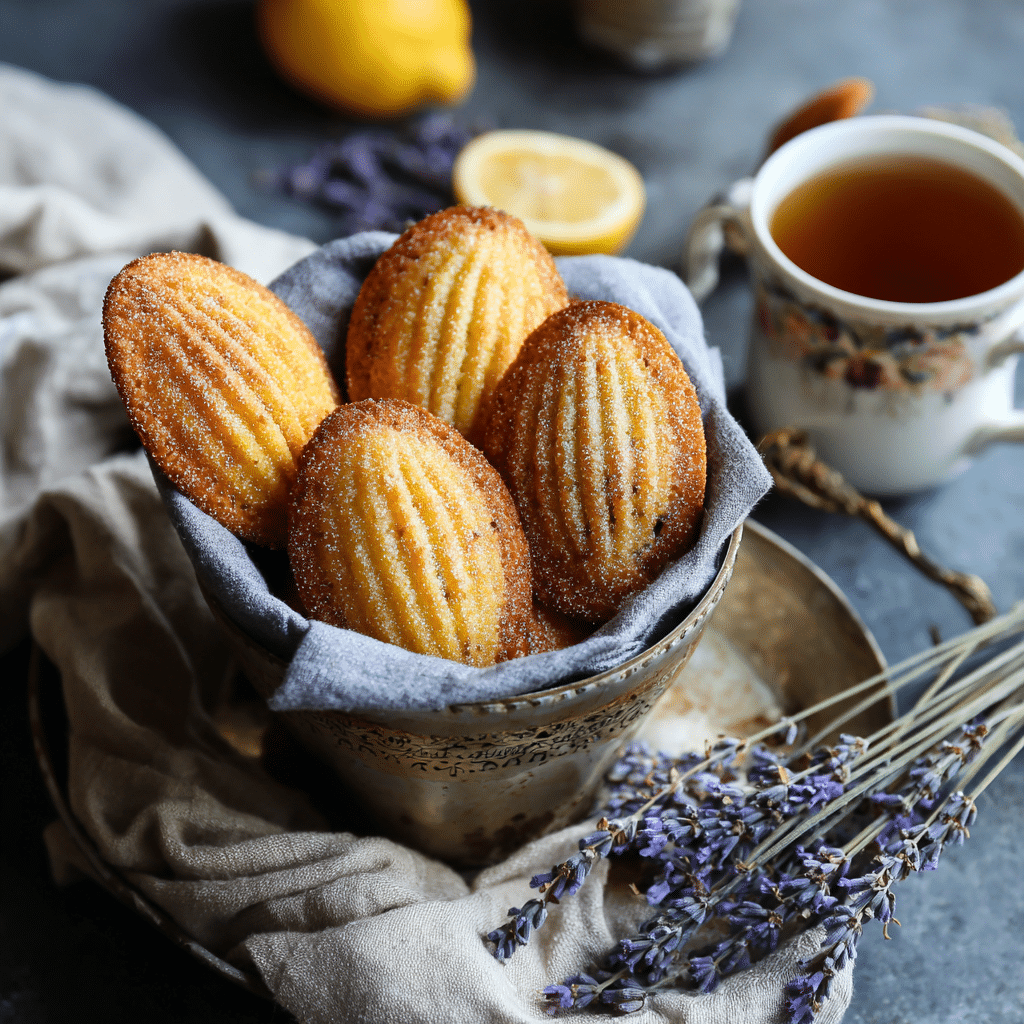 Lemon Lavender Madeleines Recipe - Recipe Image