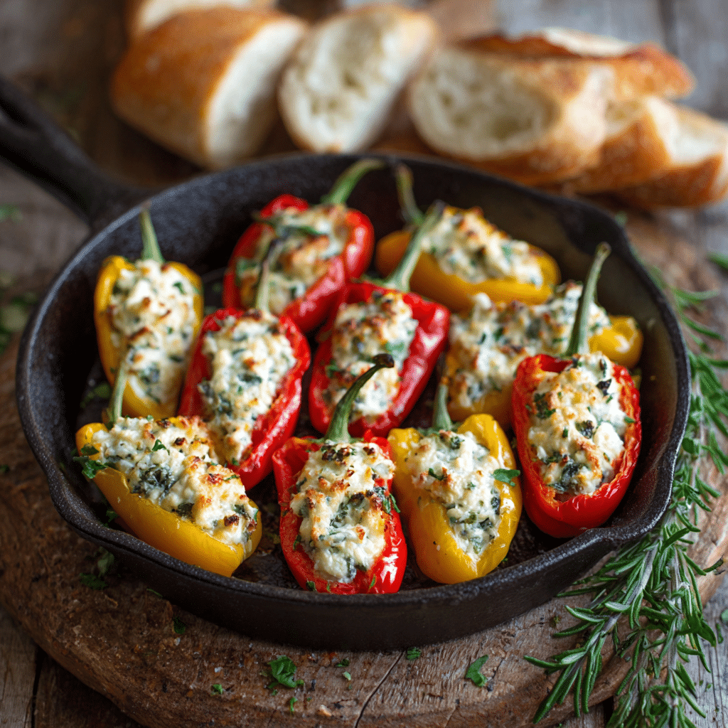 Cream Cheese Stuffed Mini Peppers Recipe