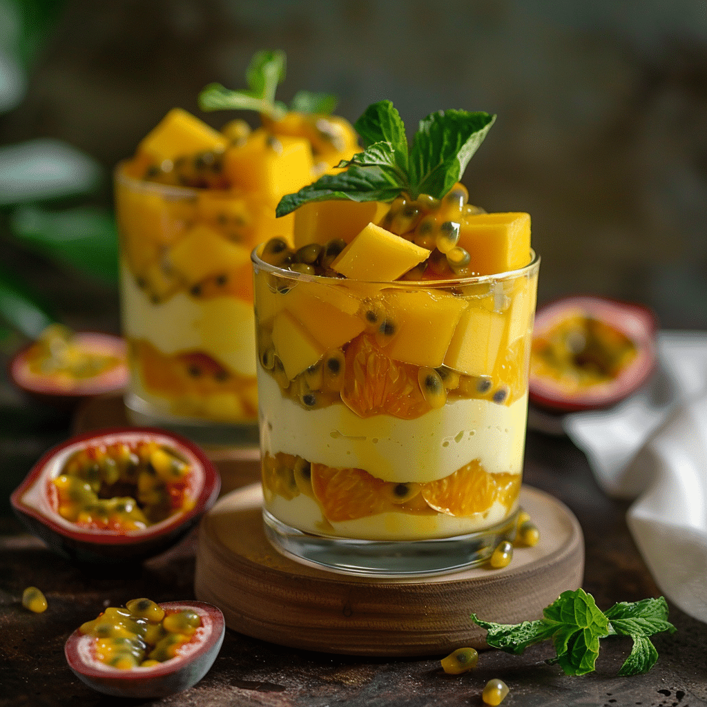 Mango Passion Fruit Cups: Tropical Burst Recipe