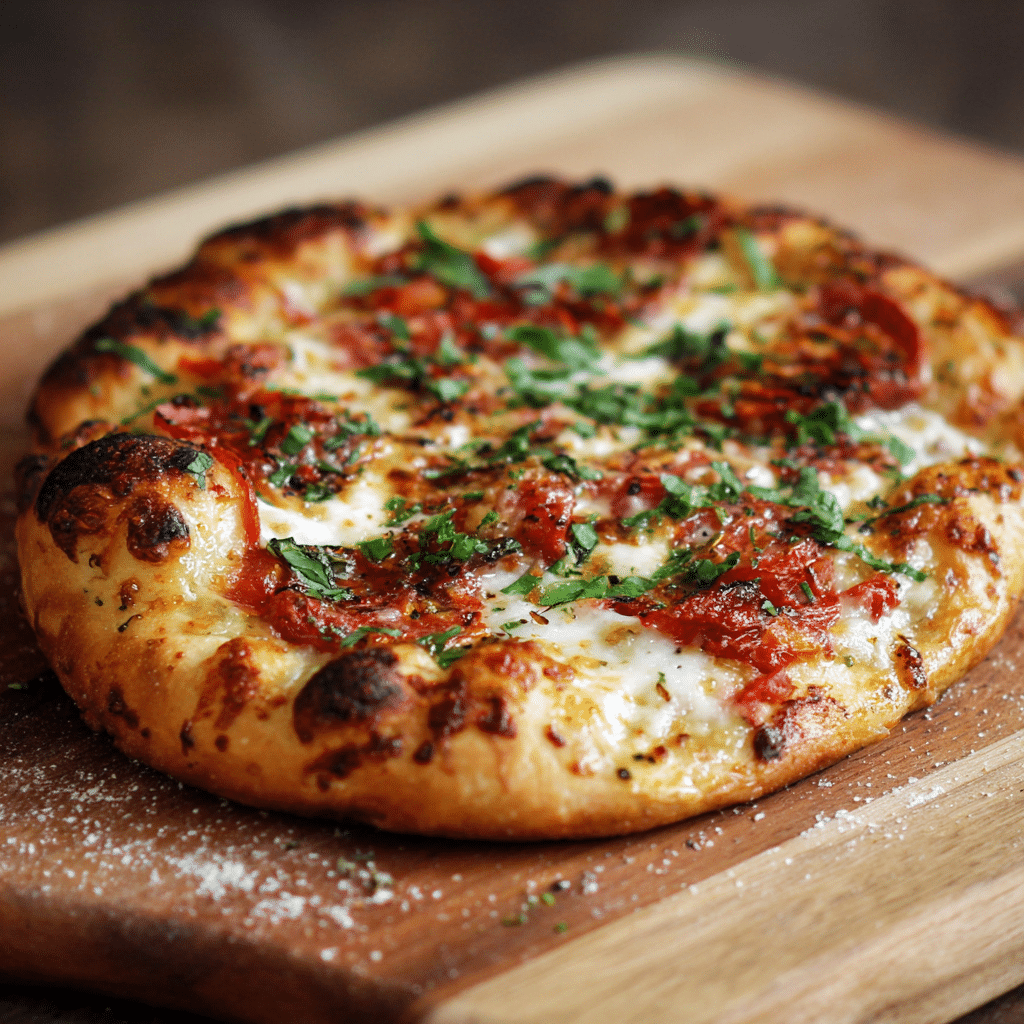 Margherita Oven Pizza Recipe - Recipe Image