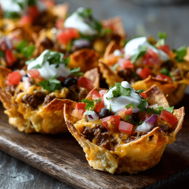 Loaded Nacho Cups Recipe