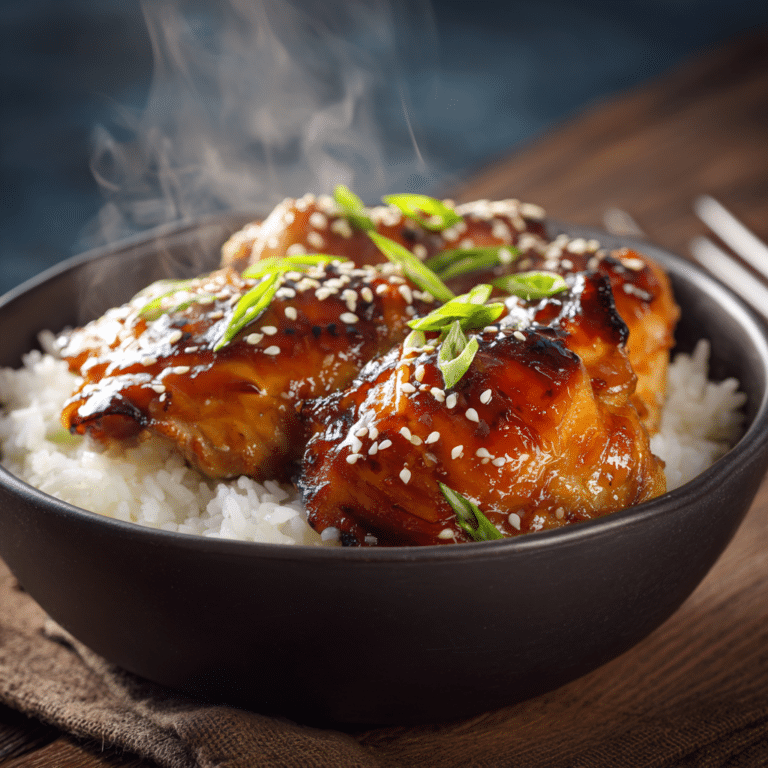 Spicy Chicken Rice Bowl Recipe