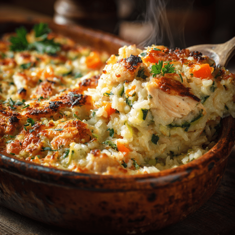 Chicken and Vegetable Rice Casserole Recipe