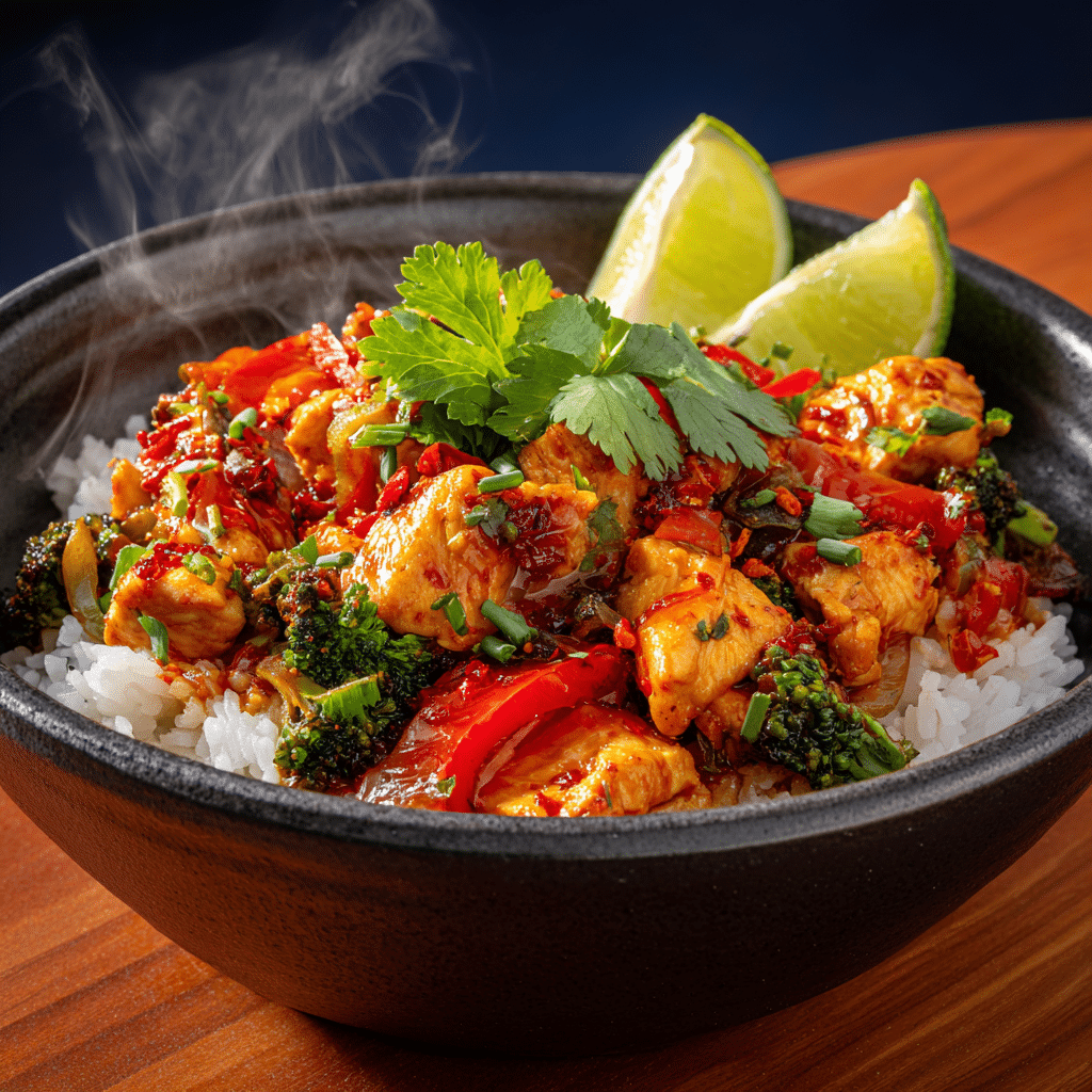 Lemon Garlic Chicken with Rice Recipe