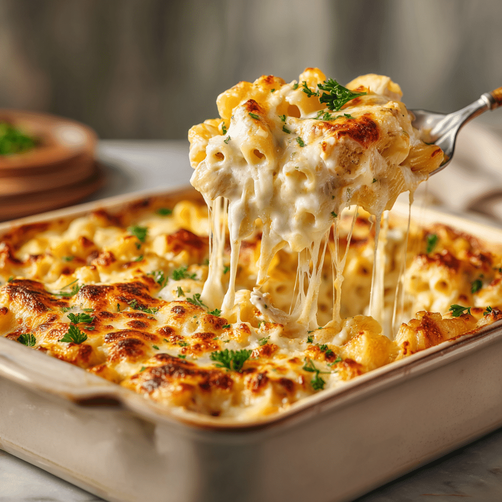 Chicken Alfredo Bake Recipe - Recipe Image