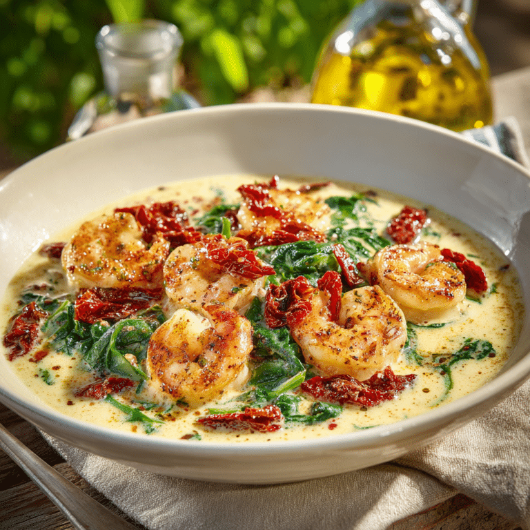 Creamy Tuscan Shrimp Recipe