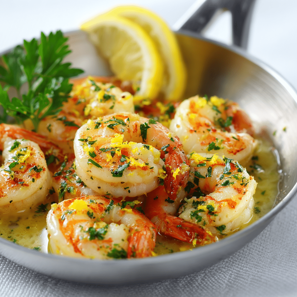 Lemon Butter Garlic Shrimp Recipe