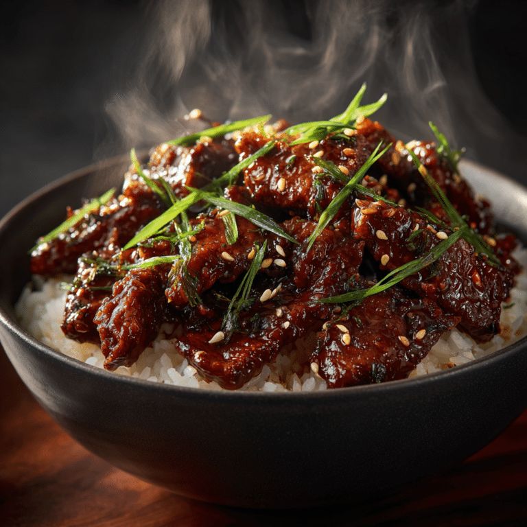 Spicy Honey Garlic Beef Recipe