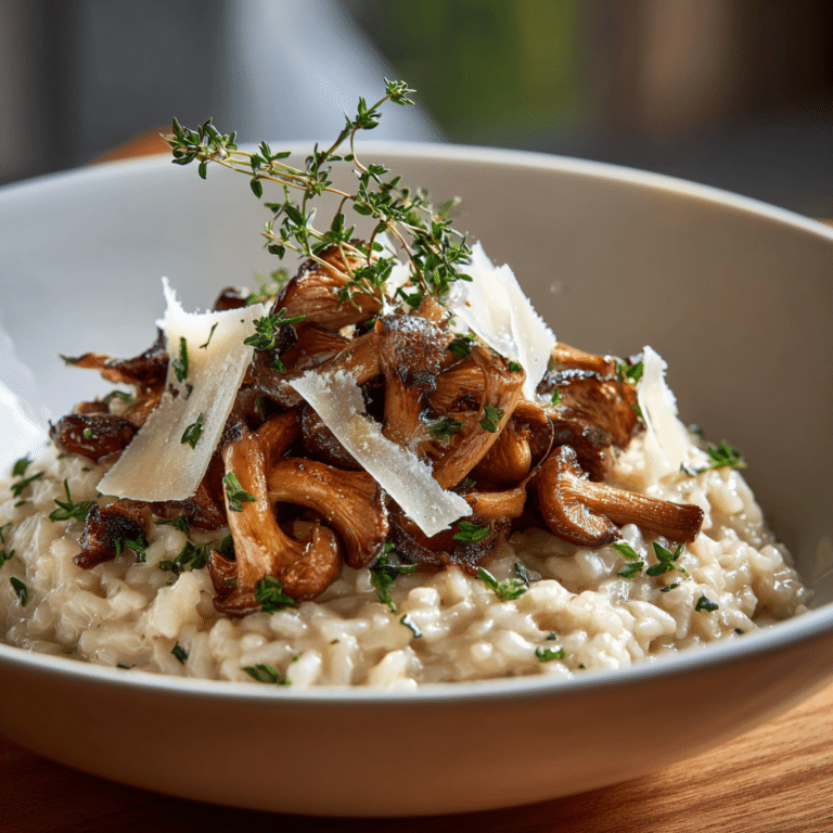Creamy Mushroom Risotto Recipe