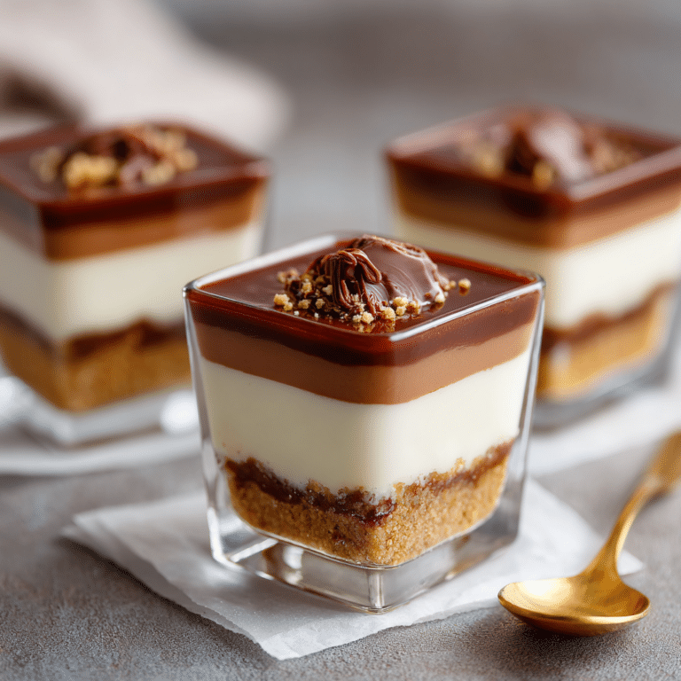 No-Bake Kinder Cheesecake Cups Recipe