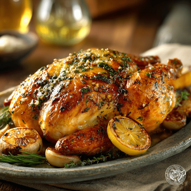 Lemon Herb Roasted Chicken Recipe