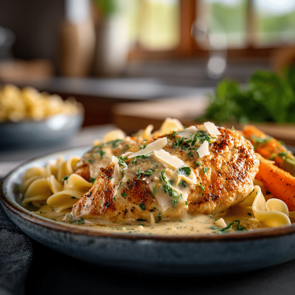 Creamy Garlic Parmesan Chicken Recipe