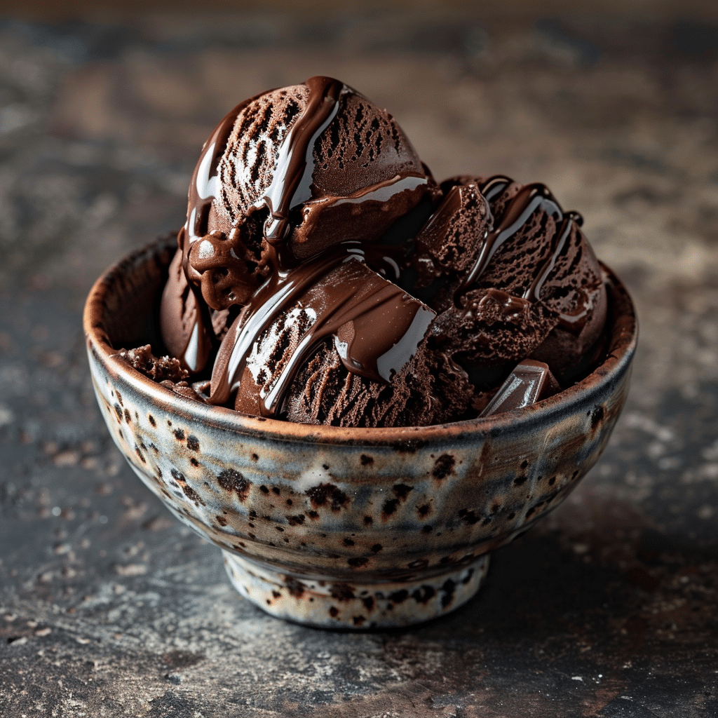 Brownie Chocolate Ice Cream Recipe