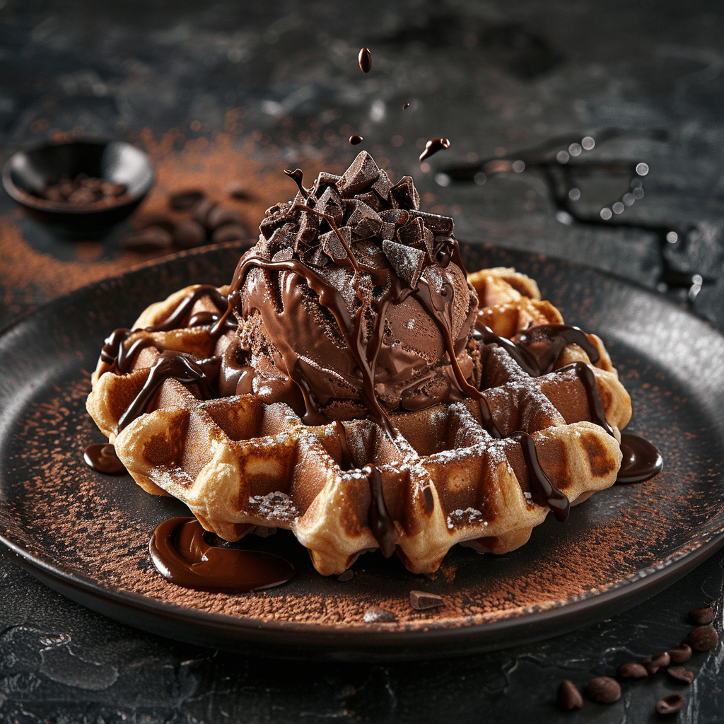 Chocolate Waffle Ice Cream Recipe