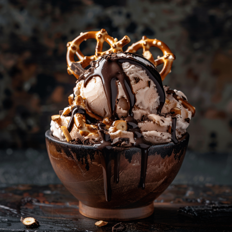 Chocolate Pretzel Ice Cream Recipe