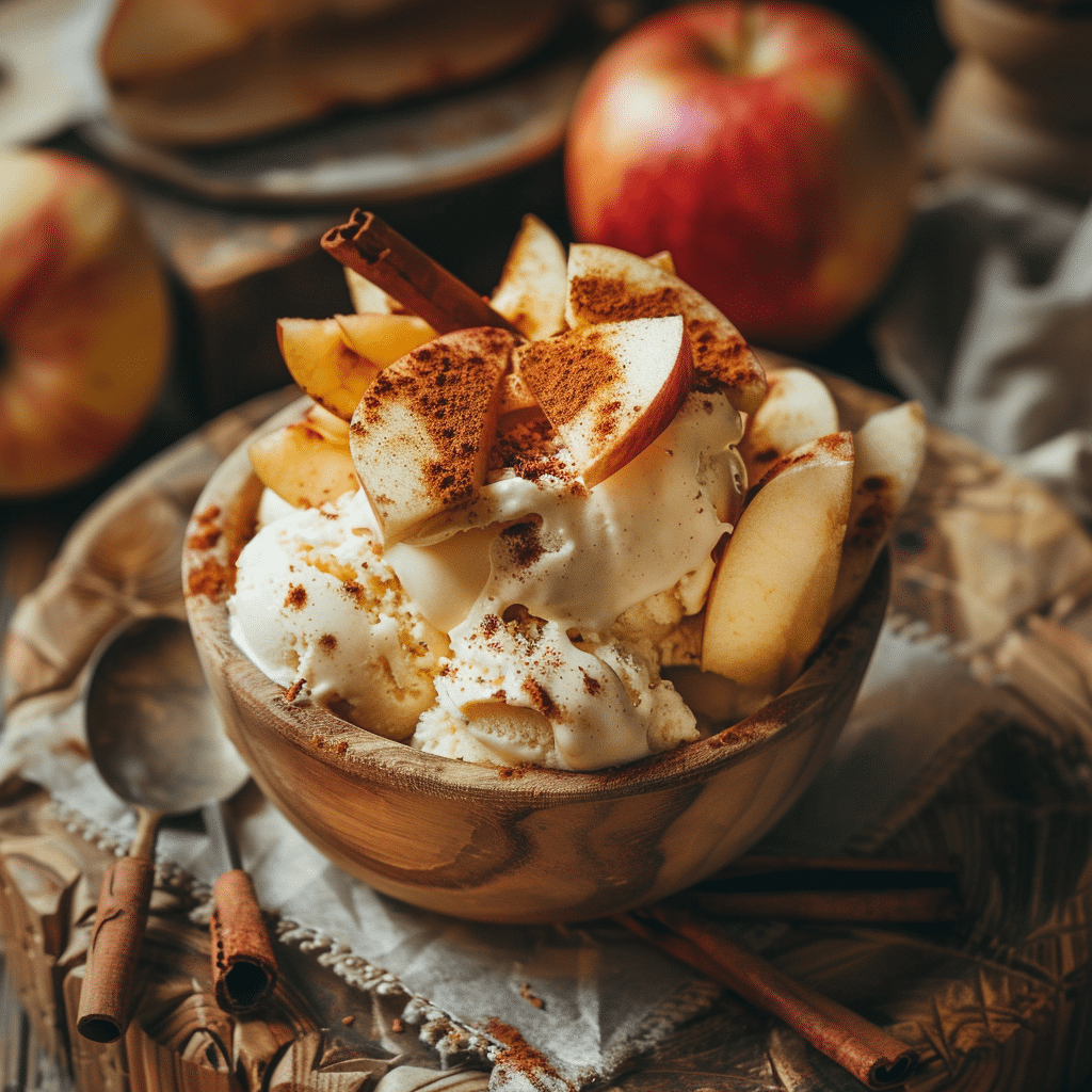 Apple Cinnamon Ice Cream Recipe