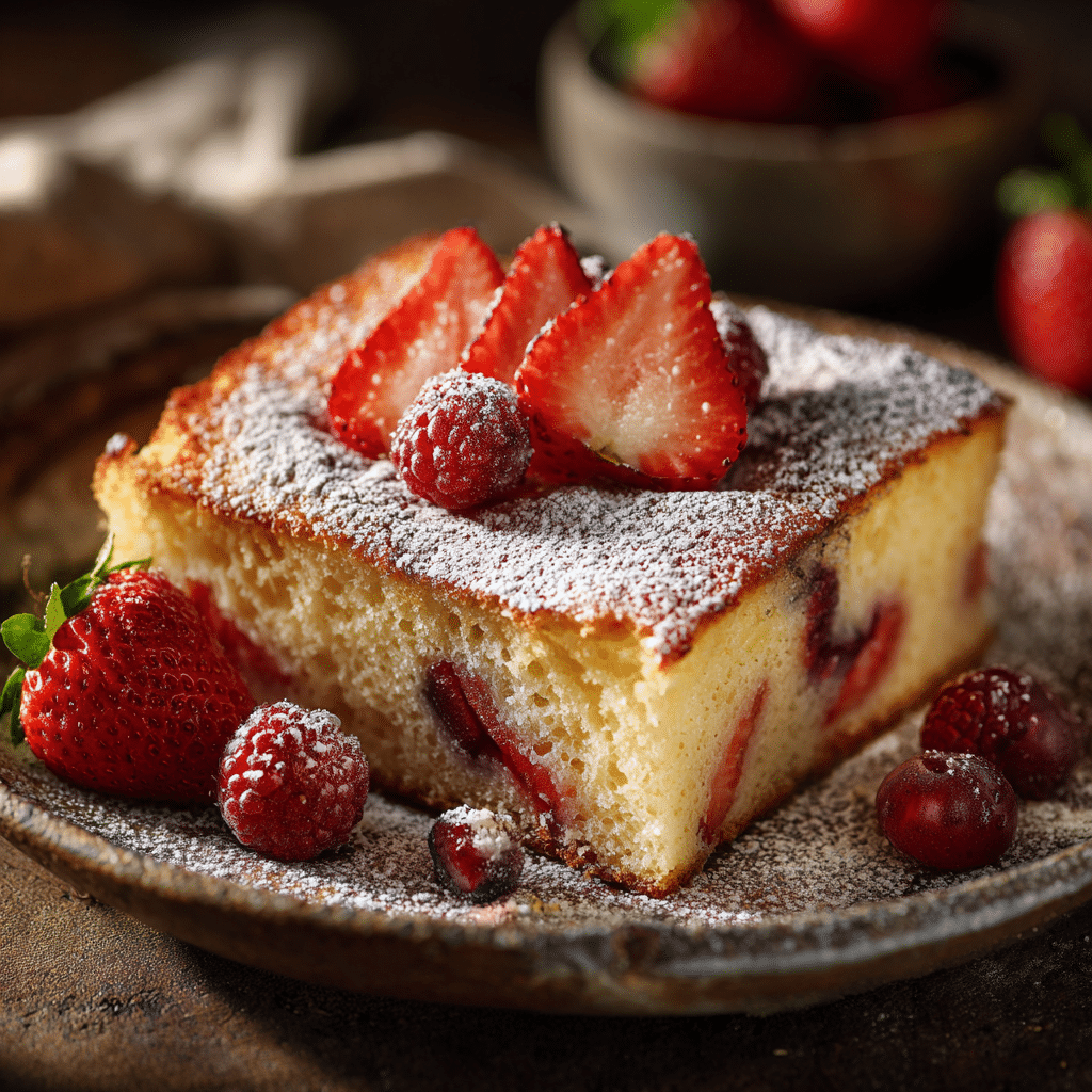 Strawberry Yogurt Soft Cake Recipe