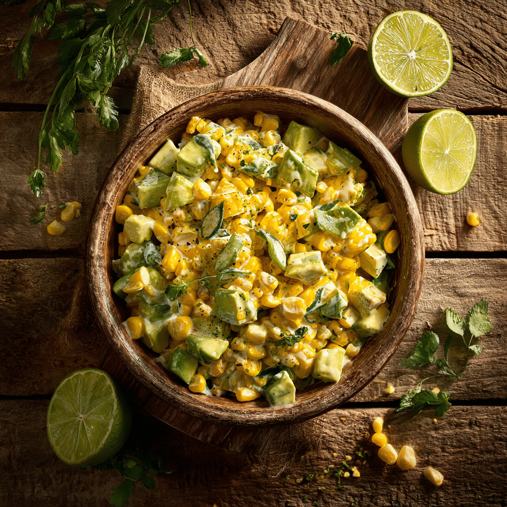 Creamy Corn Avocado Salad Recipe