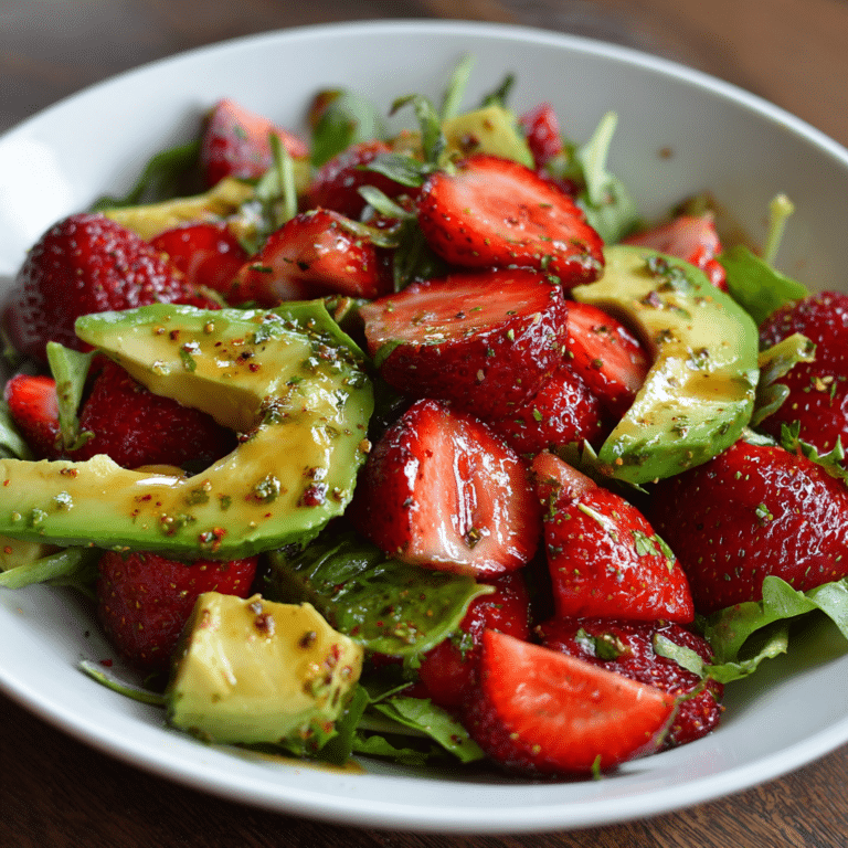 Strawberry Avocado Fresh Salad Recipe
