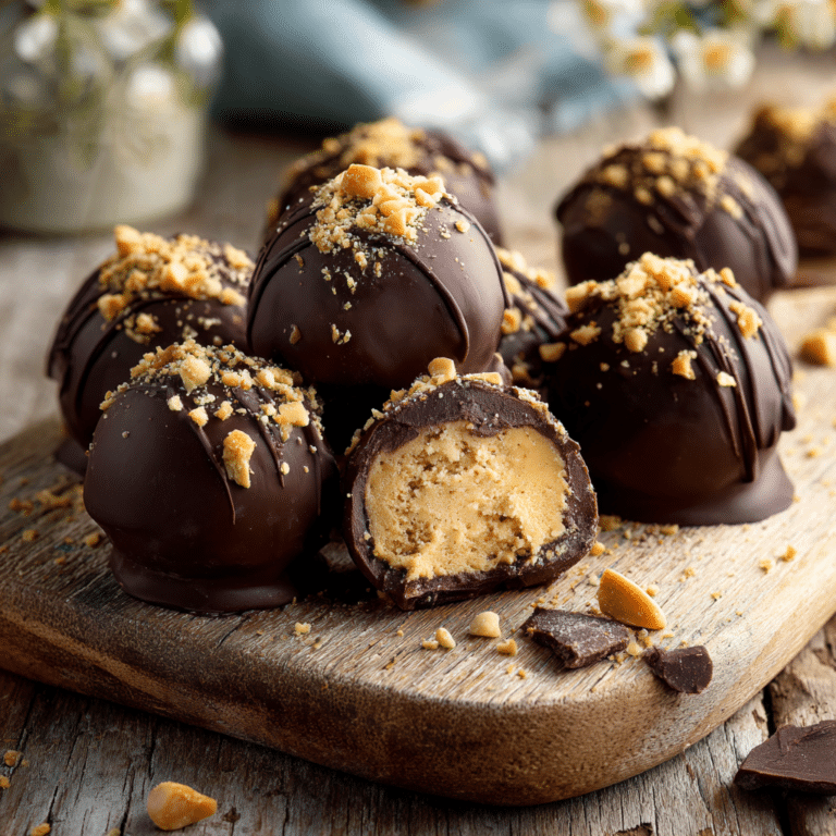 Chocolate Peanut Butter Balls Recipe