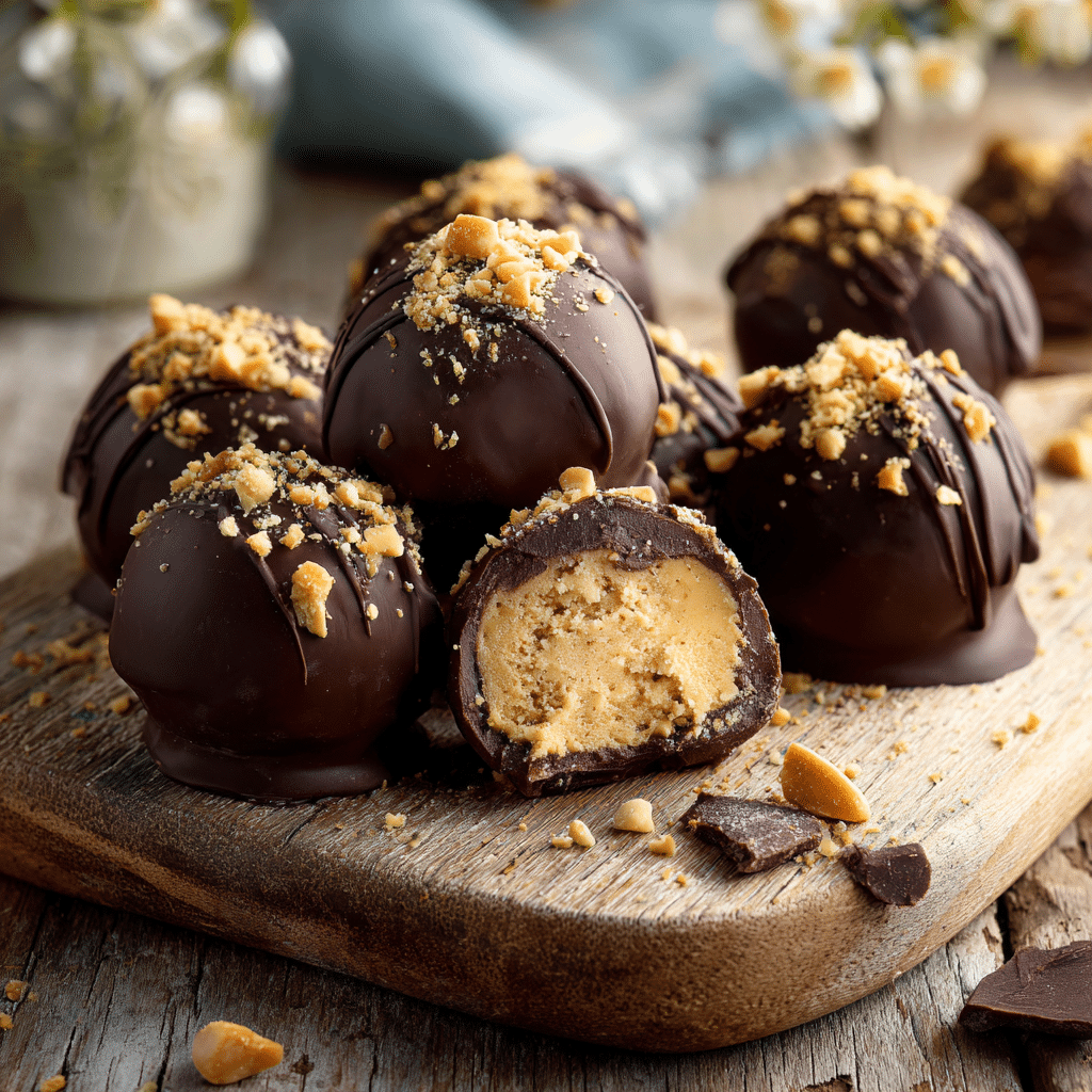 Chocolate Peanut Butter Balls Recipe