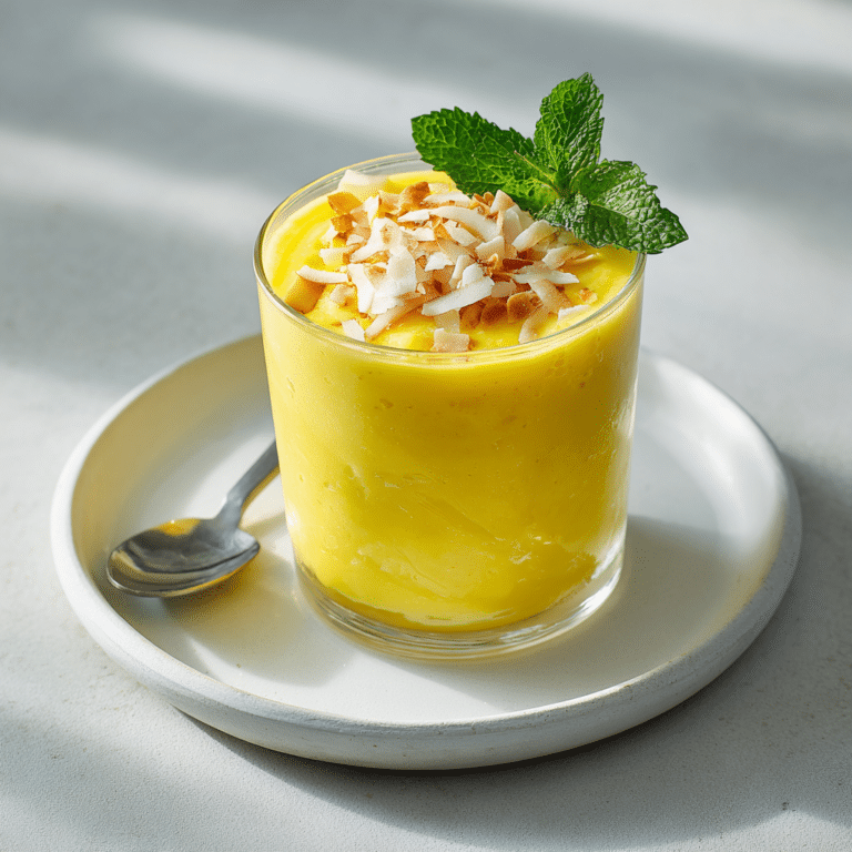 Mango Coconut Smoothie Recipe