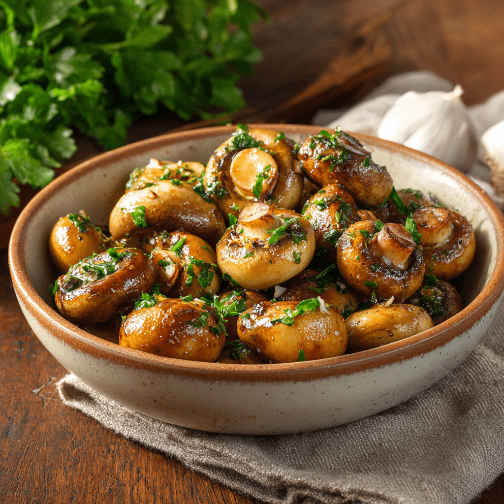 Garlic Butter Mushrooms Recipe