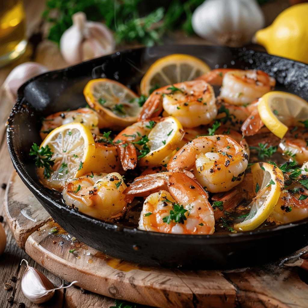 Garlic Lemon Shrimp Recipe