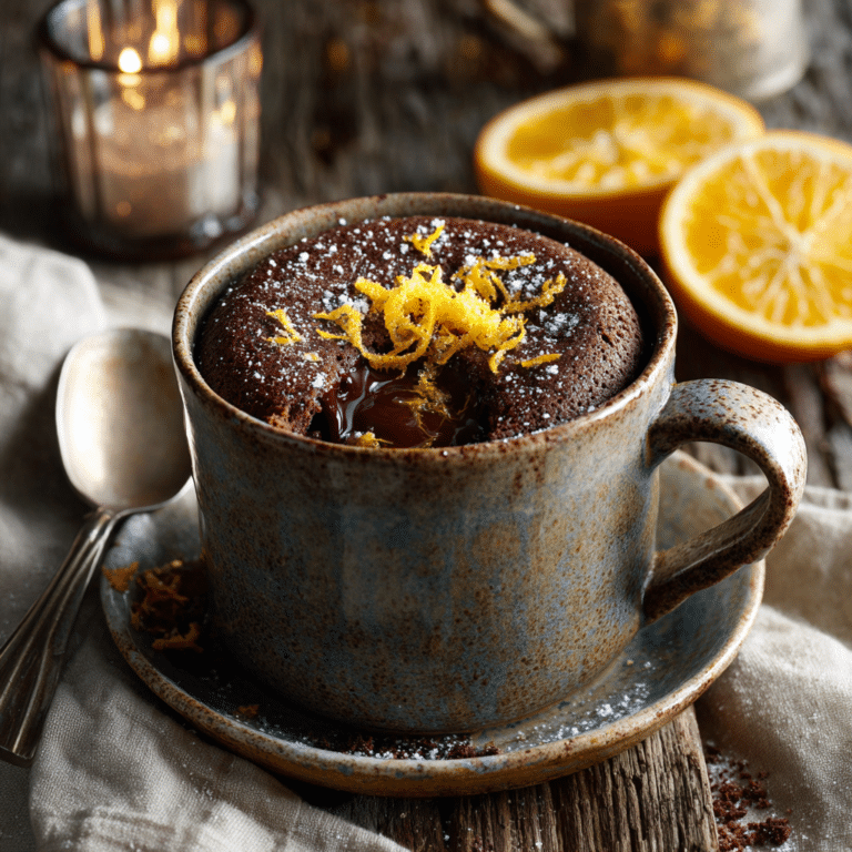Chocolate Orange Mug Cake Recipe