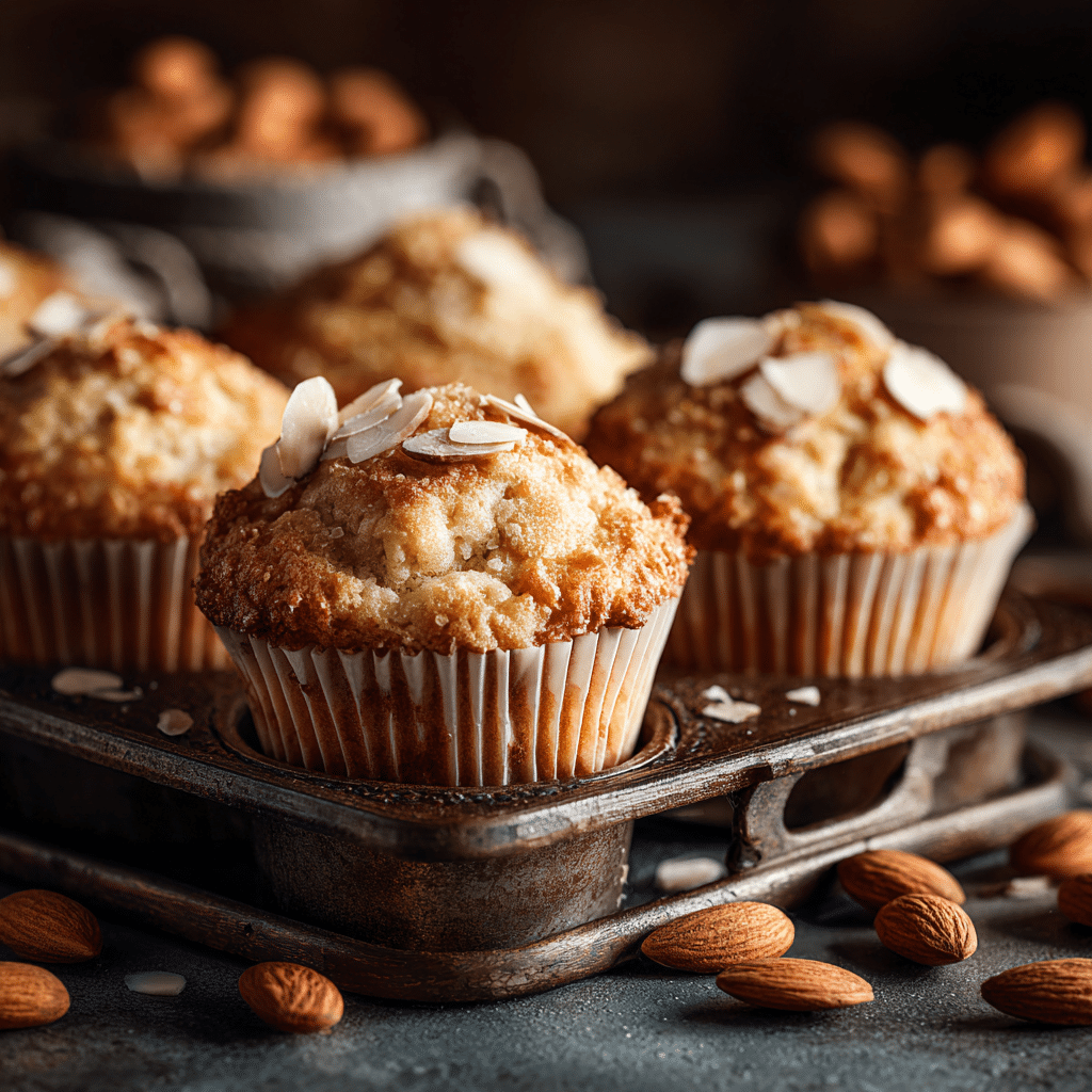 Vanilla Almond Muffins Recipe - Recipe Image
