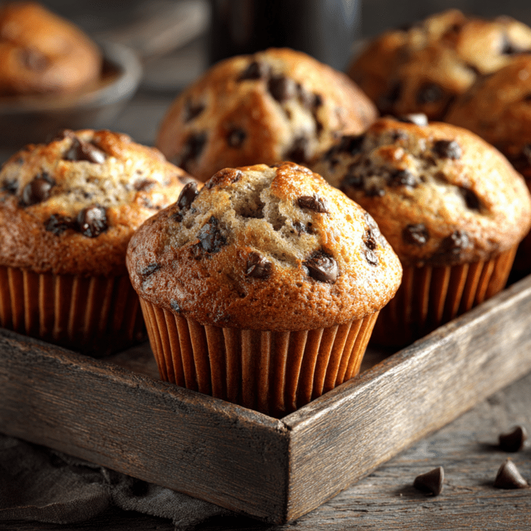 Banana Chocolate Chip Muffins Recipe